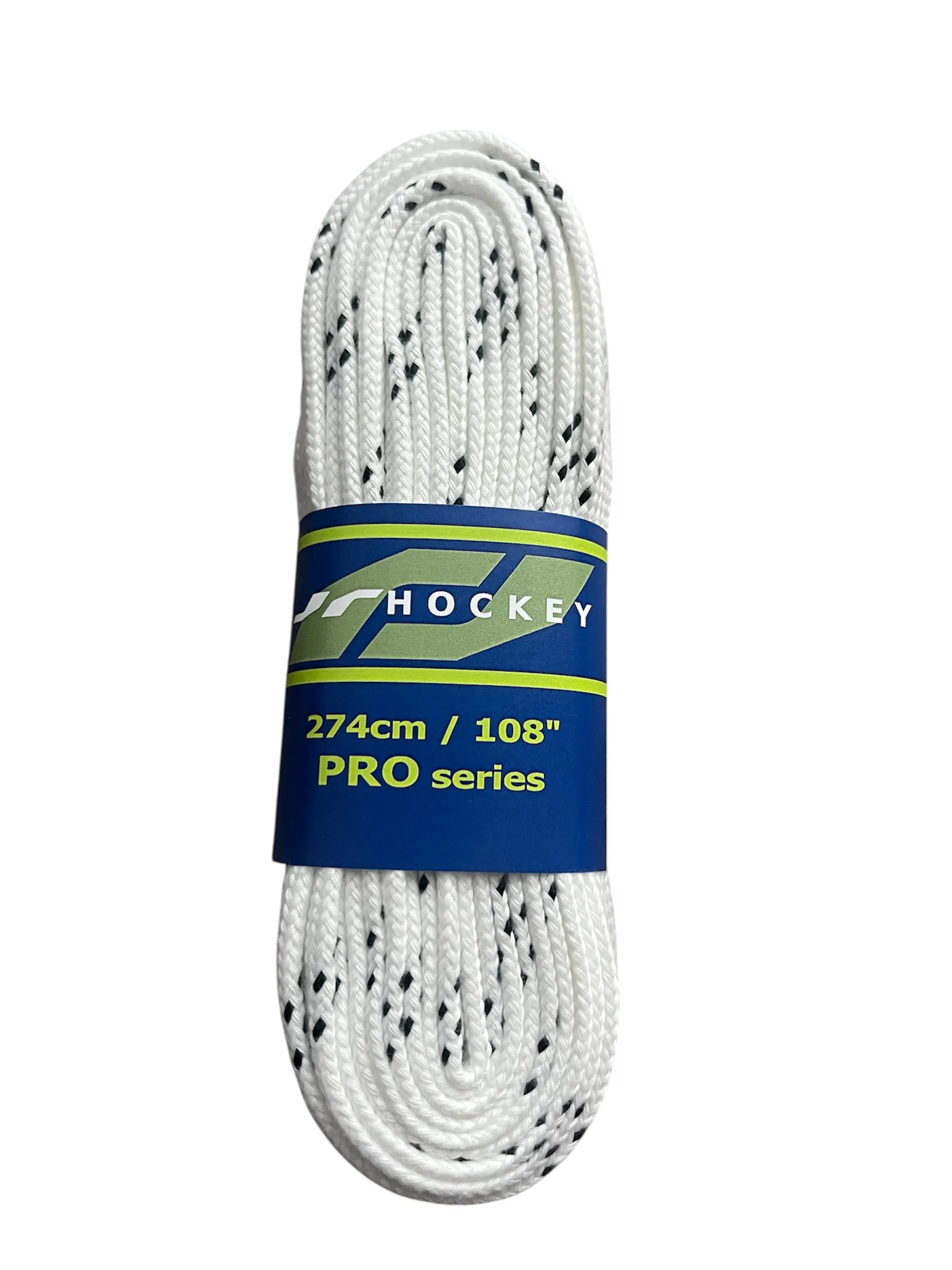 Bawełniane sznurowadła do łyżew JR HOCKEY PRO SERIES 12 mm – Trwałe sznurowadła hokejowe